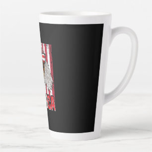 Bald Eagle Merica 4th of July Latte Mug