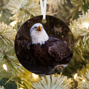 Bald Eagle Metal Tree Decoration