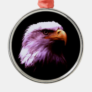 Bald Eagle Metal Tree Decoration