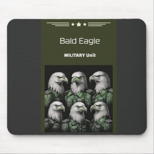 Bald Eagle Military Unit Mouse Mat