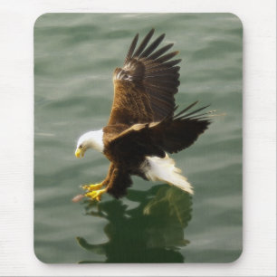 Bald Eagle Motivational Gift Mouse Mat