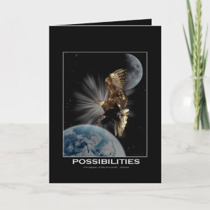 Bald Eagle Motivational Greeting Card