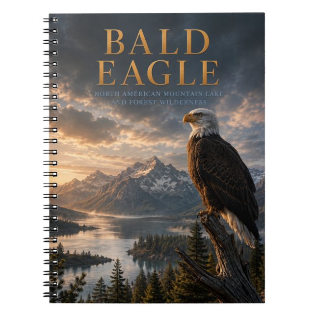 Bald Eagle Mountain Lake ANIMALS Notebook (Front)