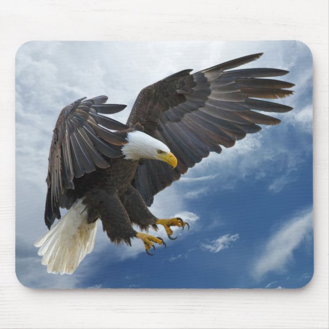 Bald eagle mouse mat (Front)
