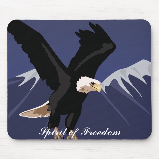Bald Eagle Mousepad (Front)