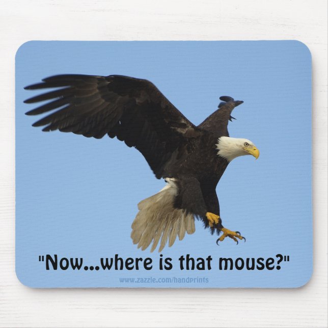 Bald Eagle Mousepad (Front)