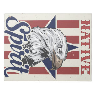 Bald Eagle Native Spirit Notepad