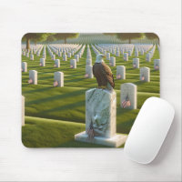 Bald Eagle On A Military Gravestone