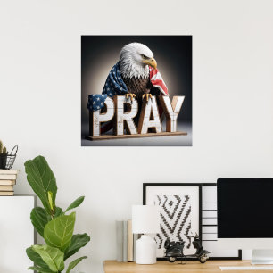 Bald Eagle On A Pray Sign
