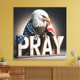 Bald Eagle On A Pray Sign