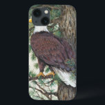 Bald Eagle on Branch iPhone 13 Case<br><div class="desc">Bald Eage on Branch  Artist: Tim OToole</div>