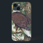 Bald Eagle on Branch iPhone 13 Case<br><div class="desc">Bald Eage on Branch  Artist: Tim OToole</div>