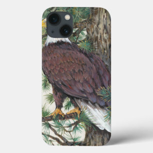 Bald Eagle on Branch iPhone 13 Case