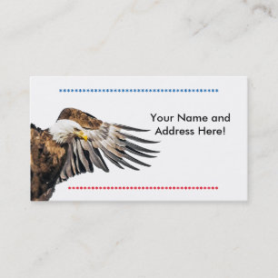 Bald Eagle on the Wing Business Card