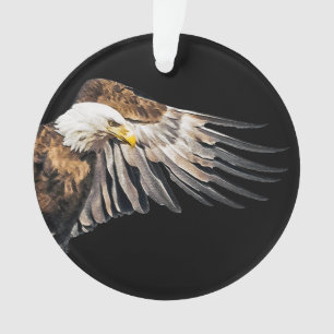 Bald Eagle on the Wing Ornament