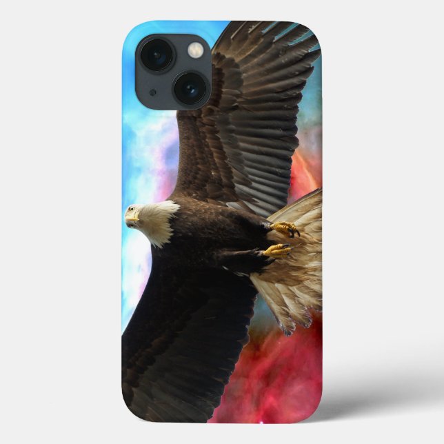 Bald Eagle & Outer Space Case-Mate iPhone Case (Back)