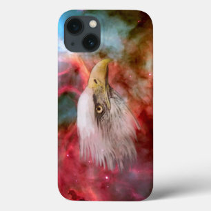 Bald Eagle & Outer Space iPhone 13 Case
