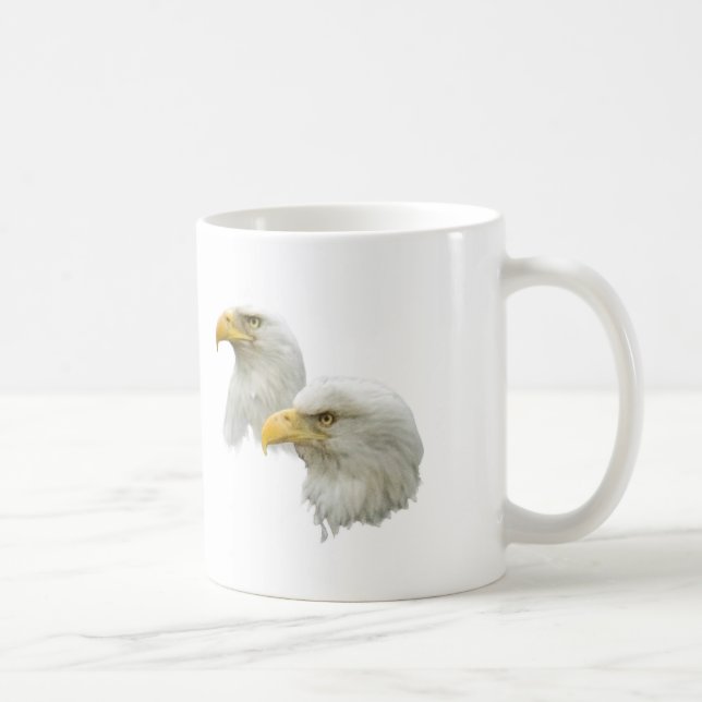 Bald Eagle Pair Coffee Mug (Right)