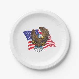 Bald Eagle Paper Plate