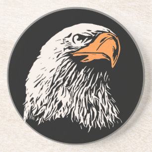 Bald Eagle Patriotic Coaster