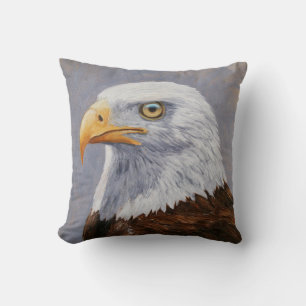 Bald Eagle Portrait Cushion