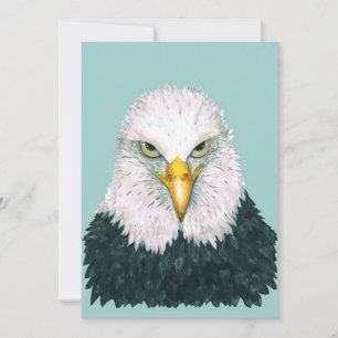 Bald Eagle Portrait Save The Date