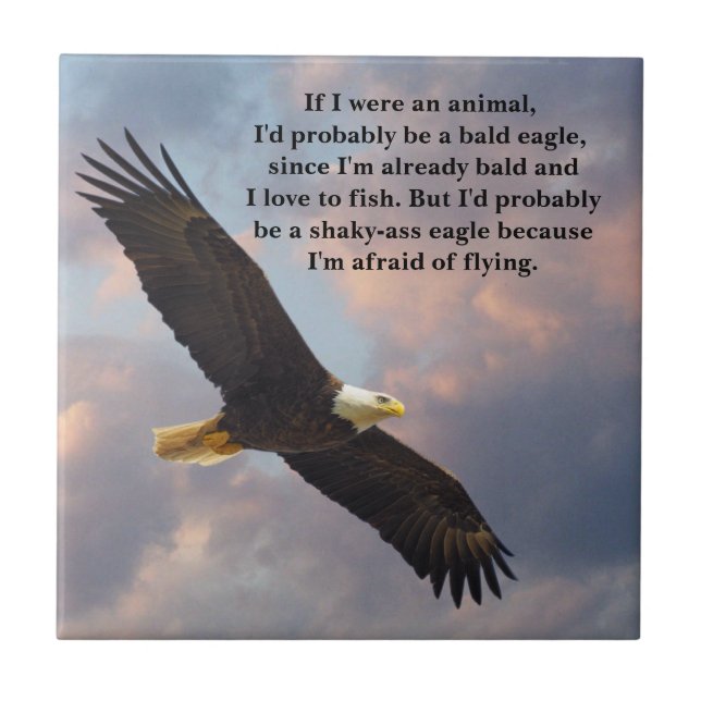BALD EAGLE QUOTE TILE (Front)