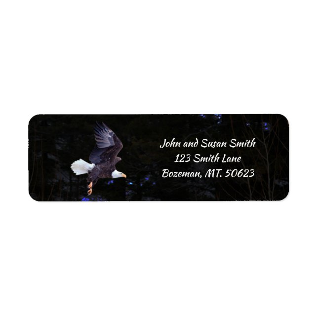 Bald Eagle Return Address Label (Front)