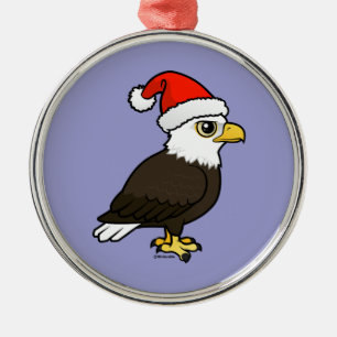 Bald Eagle Santa Metal Tree Decoration