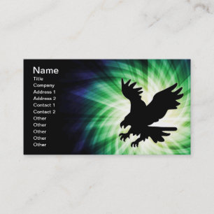Bald Eagle Silhouette; Cool Business Card