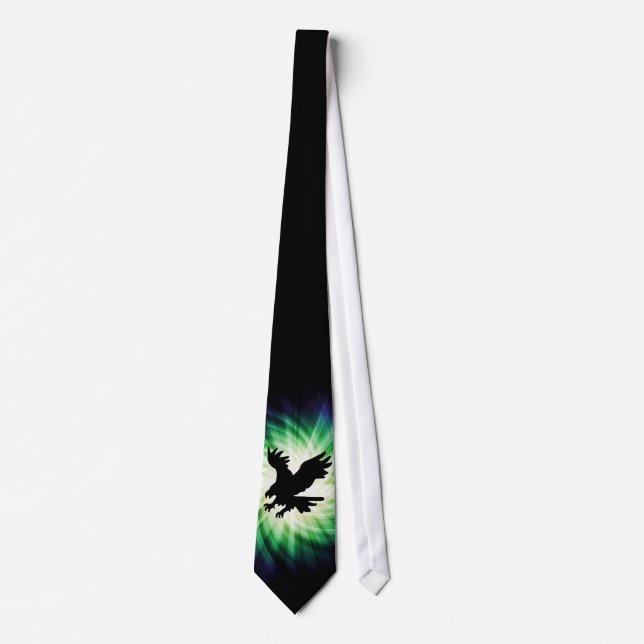 Bald Eagle Silhouette; Cool Tie (Front)