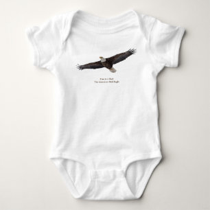 Bald Eagle Soaring Baby Bodysuit