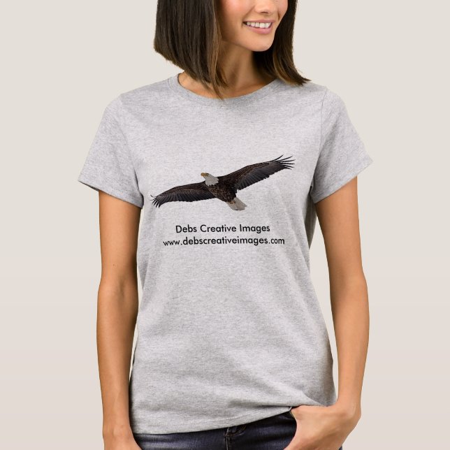 Bald Eagle Soaring T-Shirt (Front)