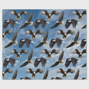 Bald Eagle Soaring Wrapping Paper