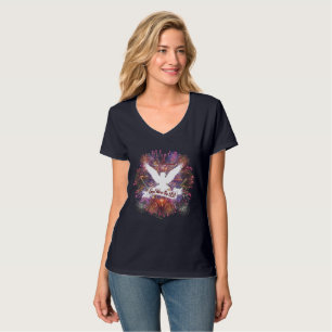 Bald Eagle Spirit of 1776 God Bless the USA Banner T-Shirt