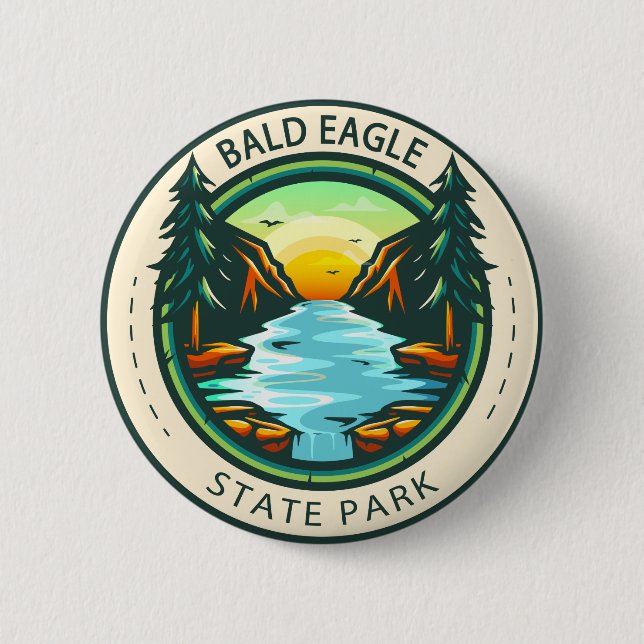 Bald Eagle State Park Pennsylvania Badge (Front)