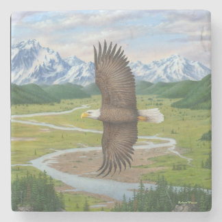 Bald Eagle Stone Coaster