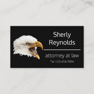 Bald Eagle stunning customisable Business Card