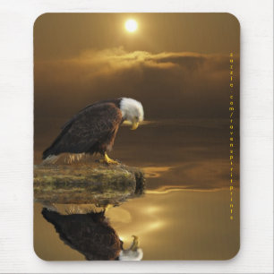 BALD EAGLE & SUNLIGHT Mousepad