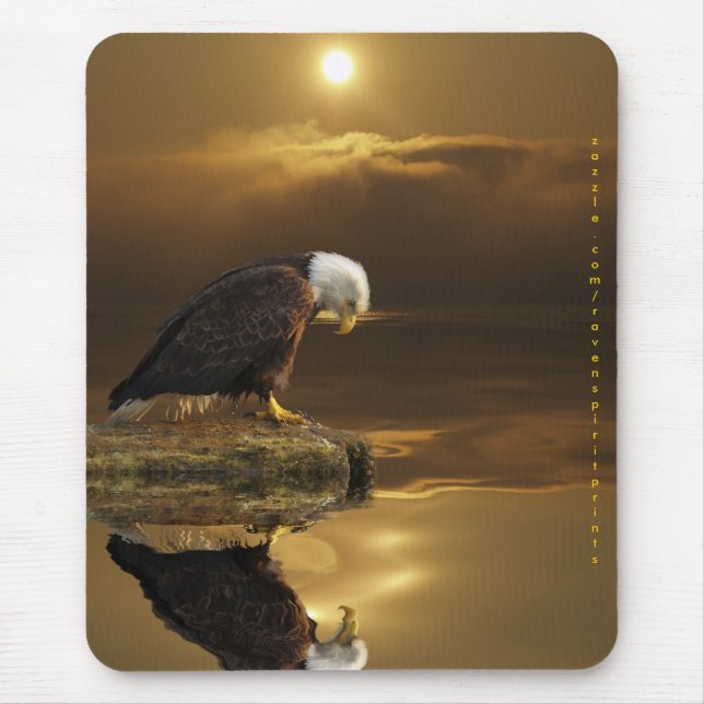 BALD EAGLE & SUNLIGHT Mousepad (Front)