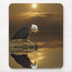 BALD EAGLE & SUNLIGHT Mousepad