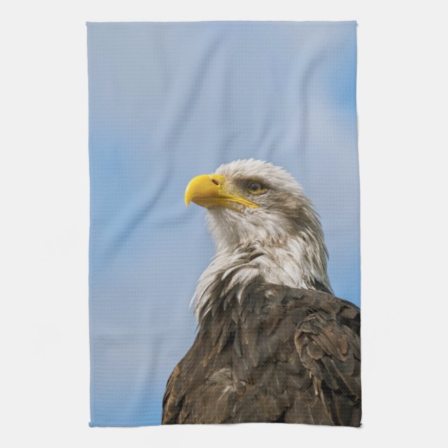 Bald Eagle Tea Towel (Vertical)