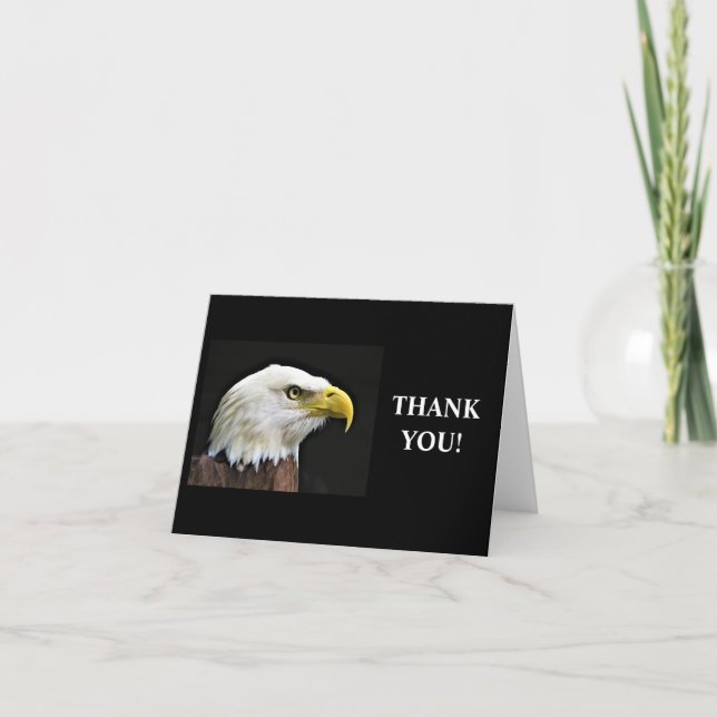 Bald Eagle Thank You Card (Front)
