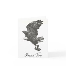 Bald Eagle Thank You Card