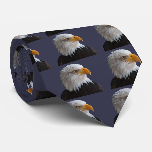 Bald eagle tie (Rolled)