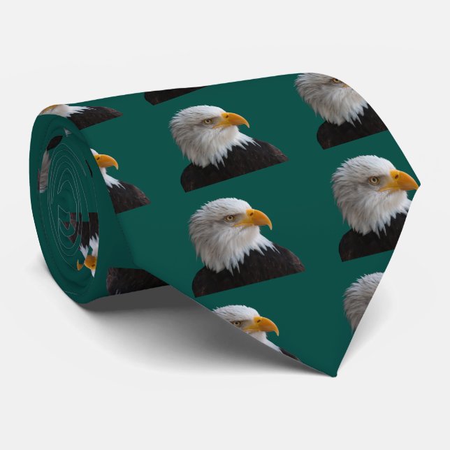 Bald eagle tie (Rolled)