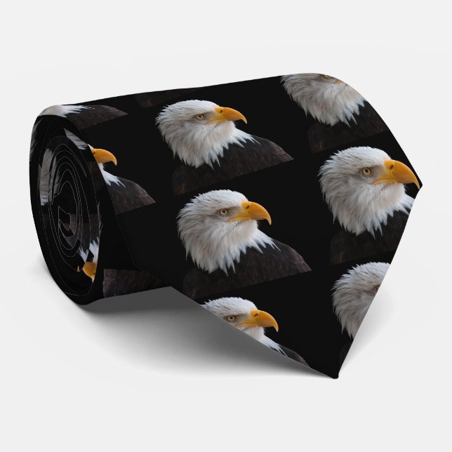 Bald eagle tie (Rolled)