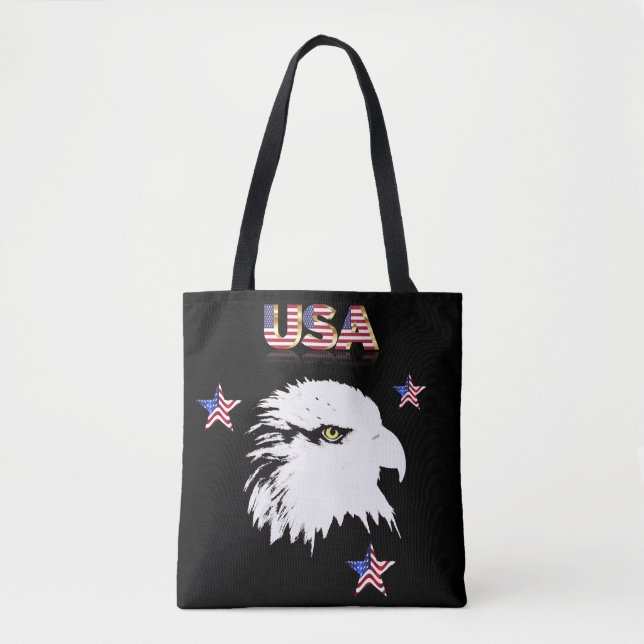 Bald Eagle Tote Bag (Front)