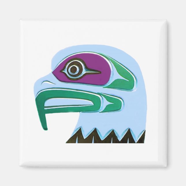 Bald Eagle Totem Magnet (Front)