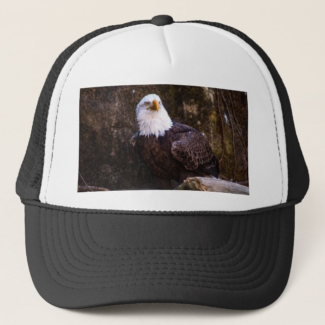 Bald Eagle Trucker Hat (Front)